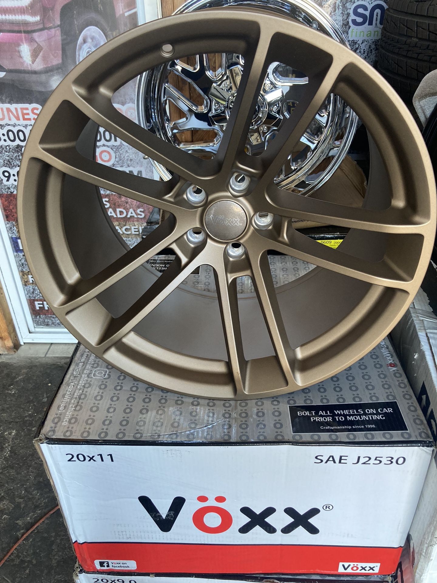 BRAND NEW SET OF HELLCAT REPLICA WHEELS IN BRONZE IN STOCK AND ON SALE NOW