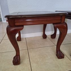Set Of 2  Cherrywood End Tables
