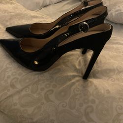 Zara Black Heels- Great condition
