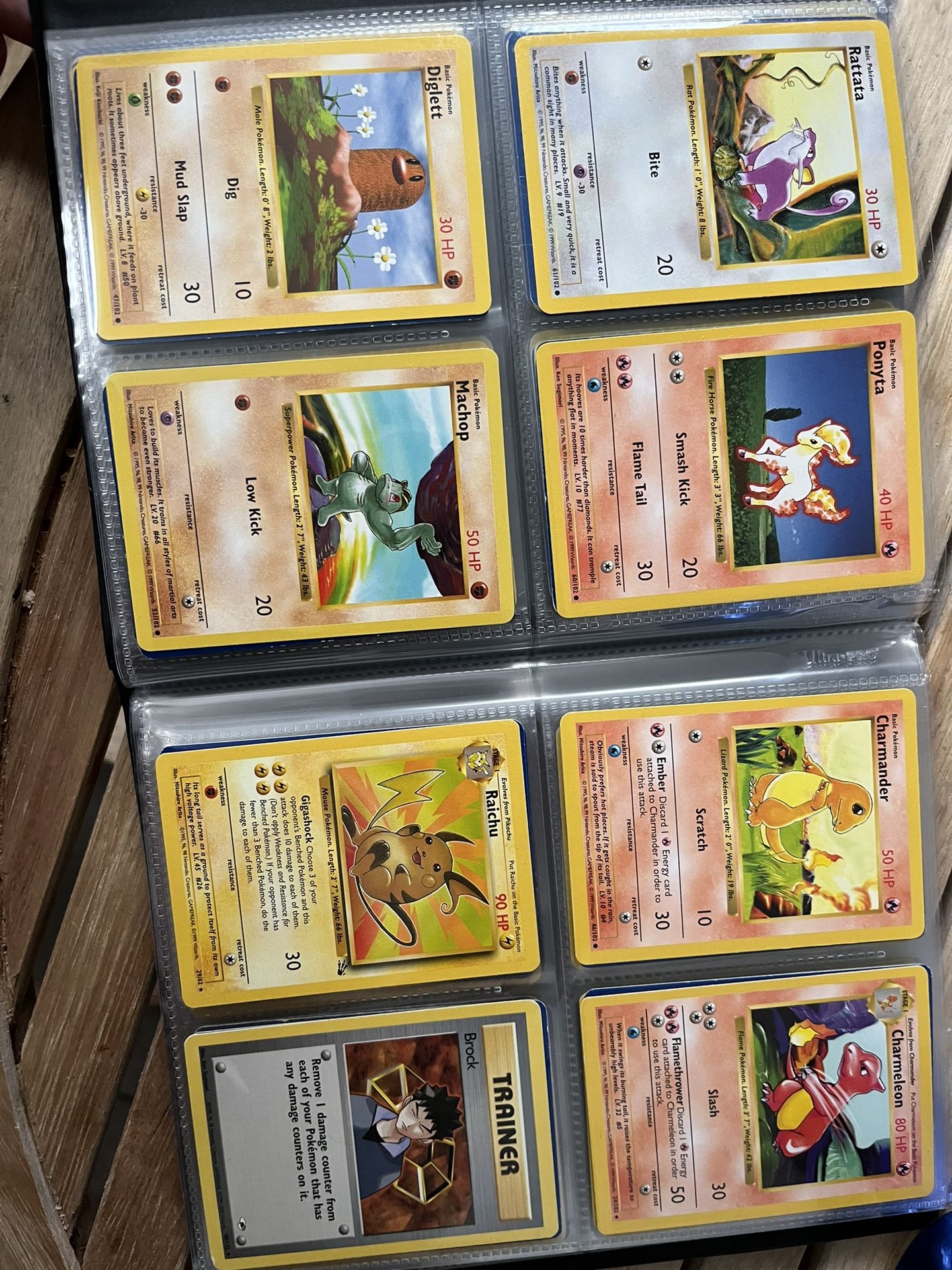 Pokémon TCG vintage binder collection 90+ cards holo first edition shadowless