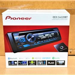 Pioneer Single Din Car Stereo Bluetooth Usb Aux Am Fm CD Receiver DEH-S4220BT 🚨 Payment Options Available 🚨 No Credit Needed 🚨 