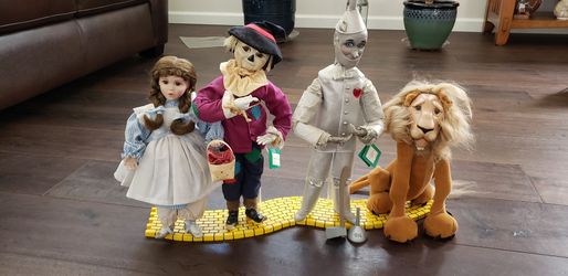 1994 Ashton Drake Wizard of Oz Porcelain doll set Yellow Brick Road