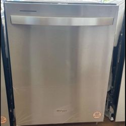 Whirlpool Large Capacity Dishwasher with 3rd Rack in Stainless Steel