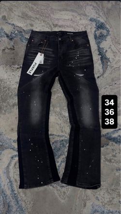 Flared Purple Jeans