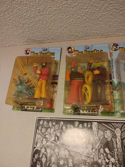 The Beatles Yellow Submarine Figures.