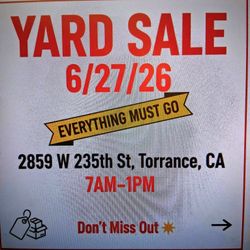 Garage Sale Gong In Now! 
