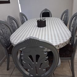 Dinning table and china cabinet