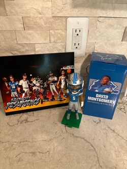 David Montgomery Detroit Lions Bobblehead