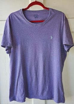 Polo Ralph Lauren Classic T-Shirt; Crew Neck......purple 
Women's Size Large 
Great condition