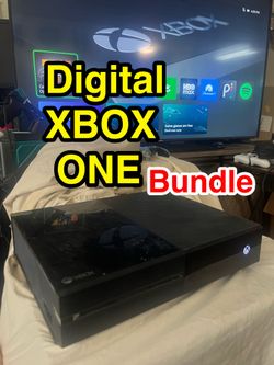 Xbox One Digital Console Bundle • (READ DESCRIPTION • Like New Games + controller