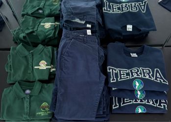 Terra uniforms bundle $100 or sold separately