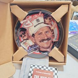 Dale Earnhardt The Hamilton Collection Limited Edition Collectors Plate 6.5" New