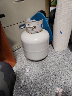 Half full Propane Tank