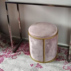 Table And Velvet Chair 