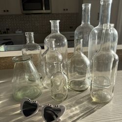 Assortment Of Wedding Flower Vases