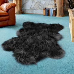Wholesale - Large Faux Fur Bear Skin Rug (6x3ft)