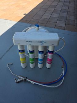FREE-Pure Blue H2O 4-Stage RO Drinking Water Filtration System.