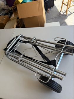 Folding luggage cart