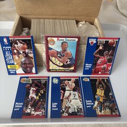 1991-92 FLEER Basketball Complete 1-240 Card Set Jordans & 10 Rookie Sensations