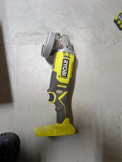 Used RYOBI ONE+ 18V Cordless 4-1/2 in. Angle Grinder (Tool Only).