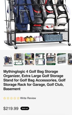XL Golf Storage Stand Mythinglogic New in box