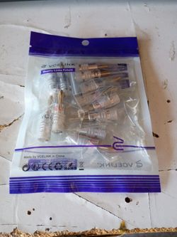 Six pair of vicelink stereo speaker banana plugs