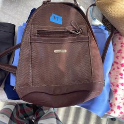 Small Brown Backpack