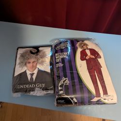 Beetlejuice Costume Halloween Cost $90 Worn  Once Moving Sale All Must Go!
