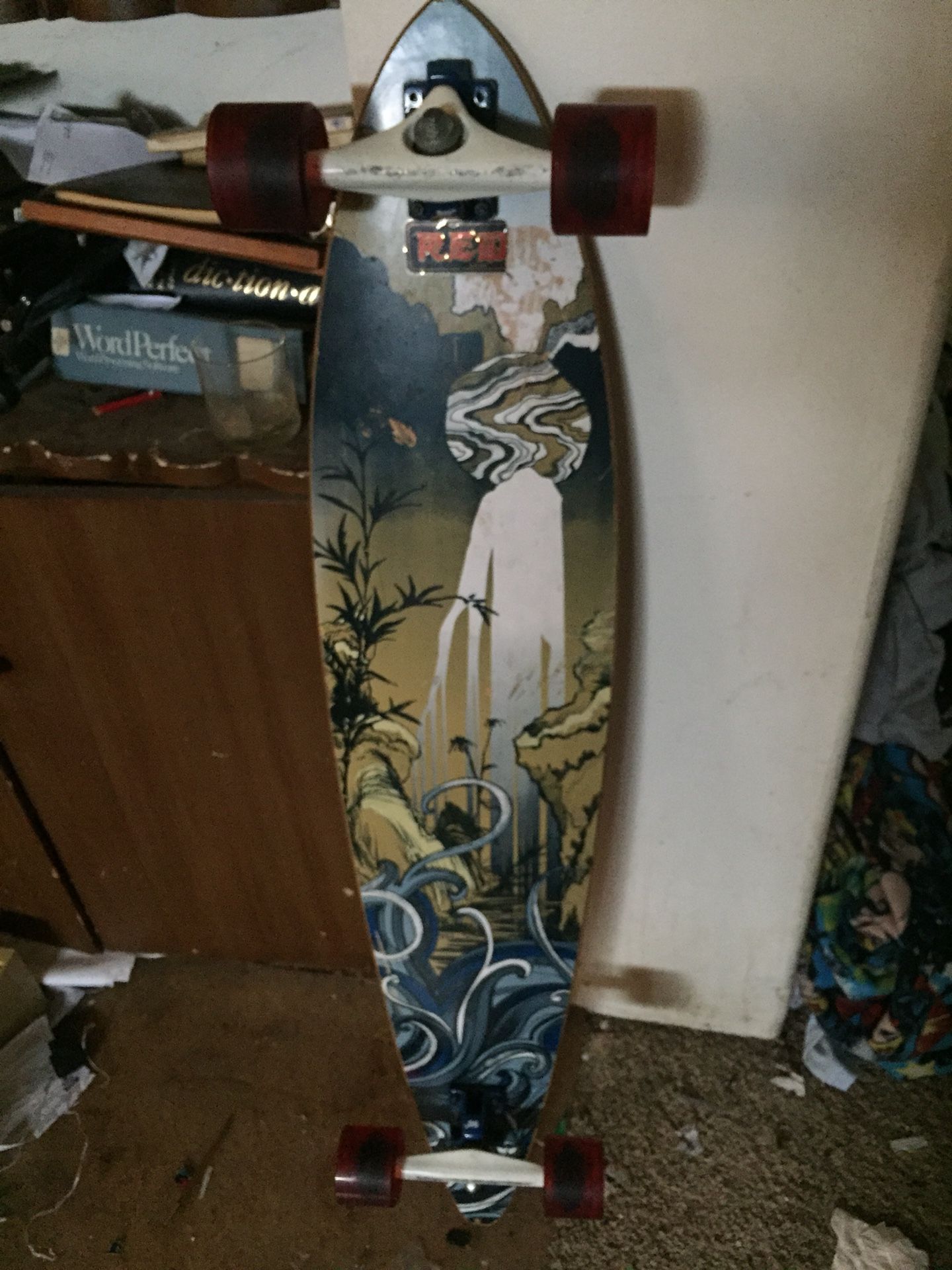 Arbor Hawaiian Koa pintail longboard