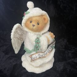 Cherished Teddies - Stormi - 176001 - Hark The Herald -Angel With Muff Figurine