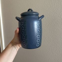 Blue Ceramic Pot
