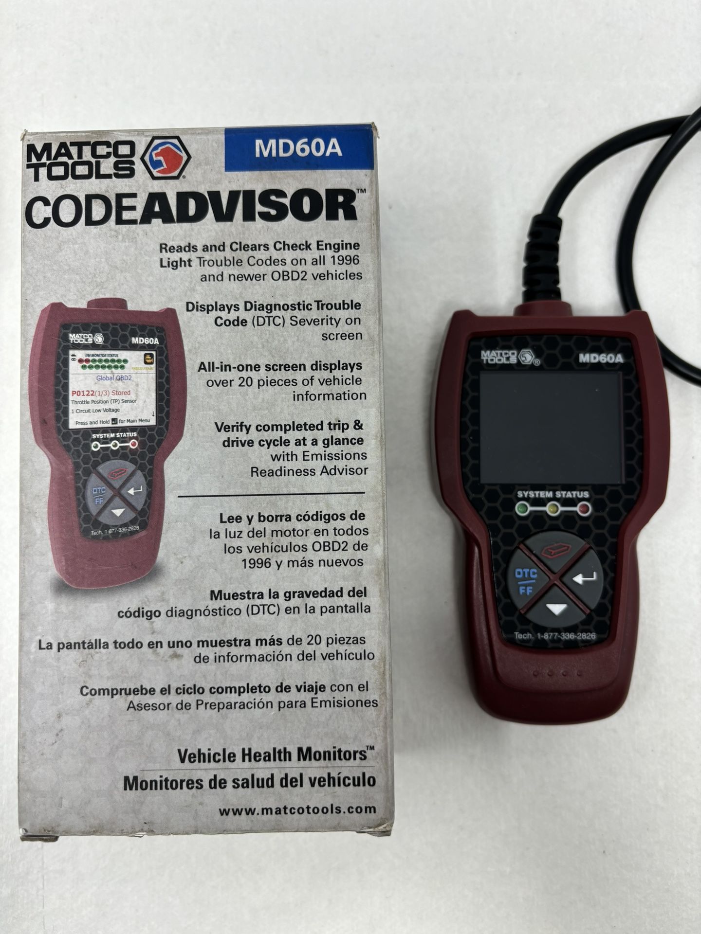 Matco Tools Code Advisor MD60A