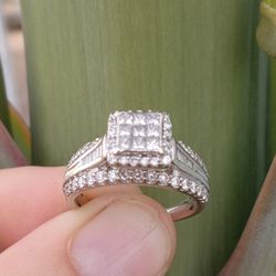 1CT Diamond Engagement Wedding Ring 