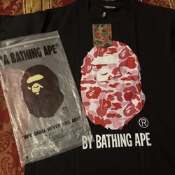 Pink Bape shirt 