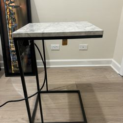 End Table With Outlet 
