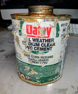 Oatey All Weather Medium Clear PVC Cement - $15