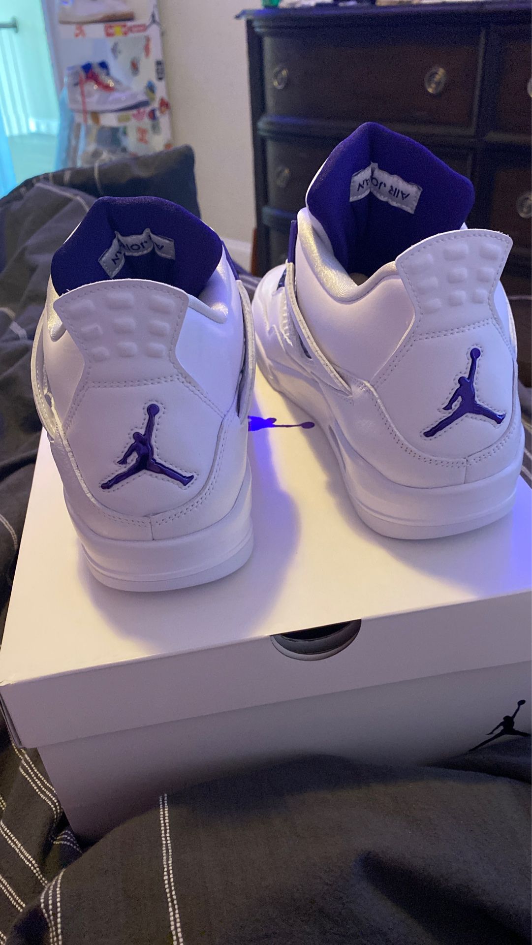 Jordan 4 Purple Metallic