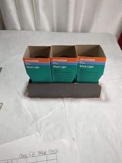 BLACK LIGHT BULBS 3 BOX 3PK 