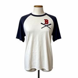 Banner Supply Co. Boston Red Sox Baseball Style Raglan T-Shirt Large