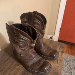 Justin Gypsy Western Work Boots – Brown – Great Condition