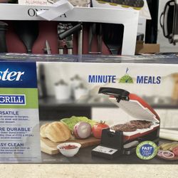 Oster 7-Minute Grill DuraCeramic Coating Digital Timer, Red/White