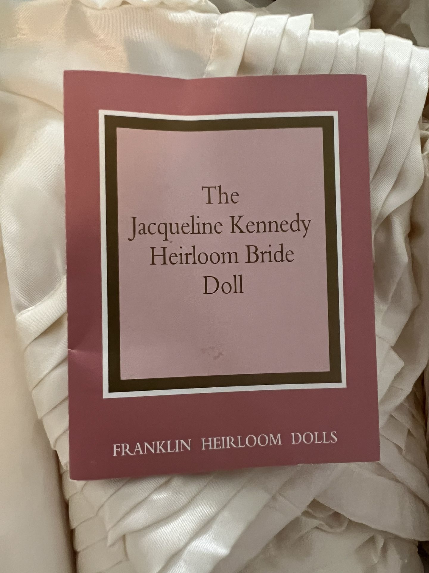 Franklin Mint Heirloom Collection Jacqueline Kennedy