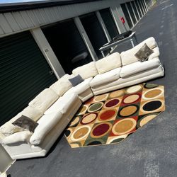 Sectional Pullout Queen Bed Sofa/ Couch