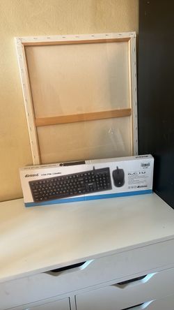 Inland iC210 USB Wired Keyboard and Mouse Combo (Black)