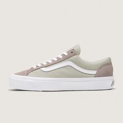 Size 3.5 Men’s Vans Premium Old Skool 36 LX Leather Shoes Atmosphere Grey Beige   Rare Atmosphere Grey / Beige