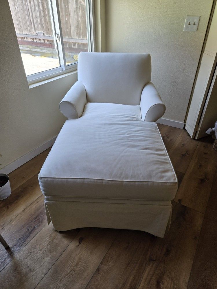 Cream Chaise