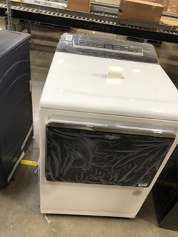 Whirlpool Smart Capable 7.4-Cu Ft Steam Cycle Smart Electric Dryer (White)