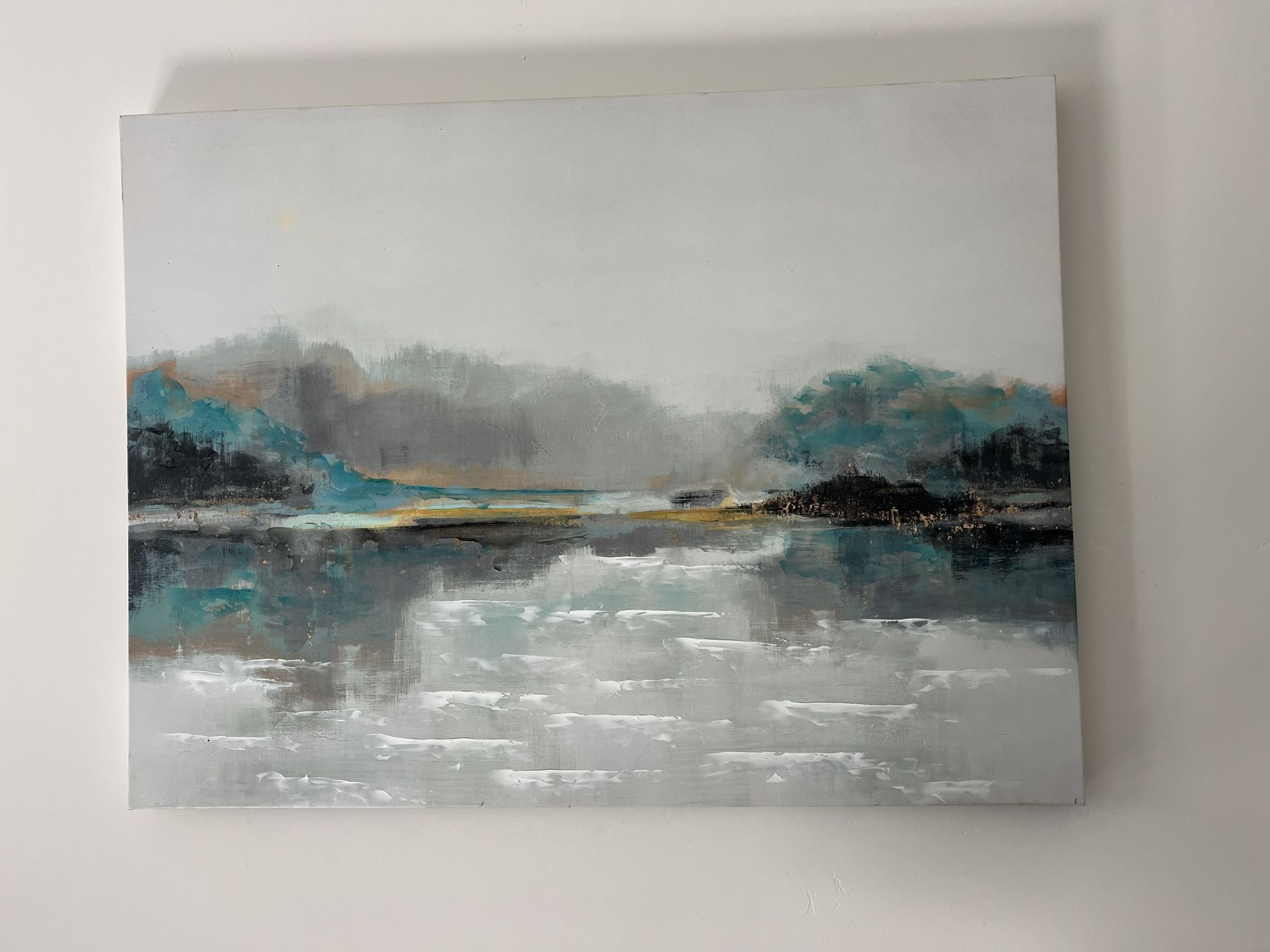 Beautiful Beach/water Painting 39.5”x29.5”