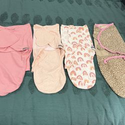 Baby Girl Swadddle Me Bundle