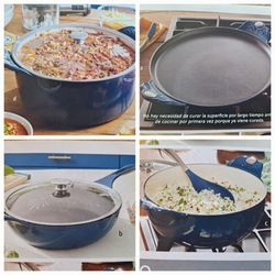 ESPECIAL PRINCESS HOUSE INCLUYE CALDERO DE 9 QT Y CASEROLA DE 5 QT Y SARTEN DE 11" Y COMAL DE 13" MI COCINA PRINCESS HOUSE ⚘️